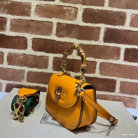 Hyperpeter handle Bamboo GUCCI Mini bag top with 0505